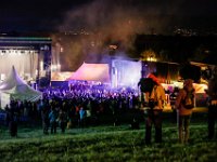 PA 02  Plan-les-Ouates, le 15 août 2014. 8ème édition du Plein-les-Watts Festival consacré au Reggae. Vu générale sur les deux scènes: la grande à gauche et la régionale à droite.©Pierre Albouy