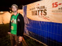 PA 05  Plan-les-Ouates, le 15 août 2014. 8ème édition du Plein-les-Watts Festival consacré au Reggae. Timothé Janin, Directeur du festival.©Pierre Albouy